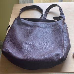 All Saints Kita Convertible Leather Backpack Purse